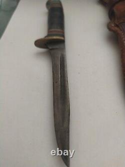 Rare Vintage 1950s Western USA Knife Boulder Co. Bird & Buck Genuine Hunting