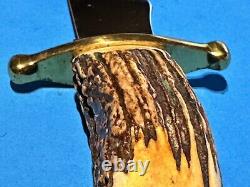 Rare Vintage Case Kodiak XX USA 1965-1969 No Dot Stag Hunting Knife Sheath & Box