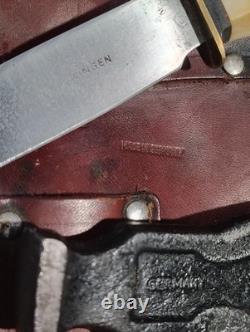 Rare Vintage DGM Axe Knife Combo, Germany, Excellent Condition, Original Sheath