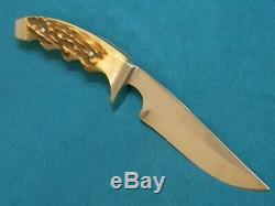 Rare Vintage Henckels Solingen Germany 922 Stag Hunting Skinning Knife Knives Ec