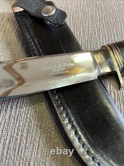 Rare, Vintage, Herbert M Slater, Sheffield Eng, Stag, Orig. Sheath, Unused