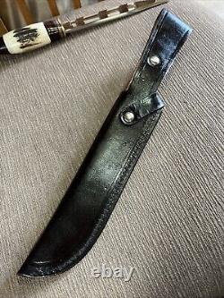 Rare, Vintage, Herbert M Slater, Sheffield Eng, Stag, Orig. Sheath, Unused