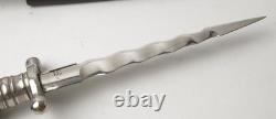 Rare Vintage IMCO Implement Co. Germany Wavy Blade Stag Handle Boot Nicker Knife