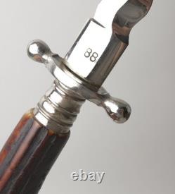 Rare Vintage IMCO Implement Co. Germany Wavy Blade Stag Handle Boot Nicker Knife