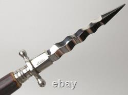 Rare Vintage IMCO Implement Co. Germany Wavy Blade Stag Handle Boot Nicker Knife