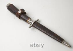 Rare Vintage IMCO Implement Co. Germany Wavy Blade Stag Handle Boot Nicker Knife