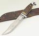 Rare Vintage Kinfolks USA Flame Edge Super Hunter 568 TC Stag Hunting Knife