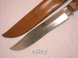 Rare Vintage Marbles USA Large 15 Stag Hunting Knife