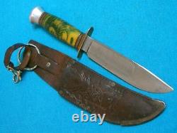 Rare Vintage P Holmberg Eskilstuna Sweden Hunting Skinning Survival Bowie Knife