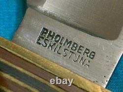 Rare Vintage P Holmberg Eskilstuna Sweden Hunting Skinning Survival Bowie Knife