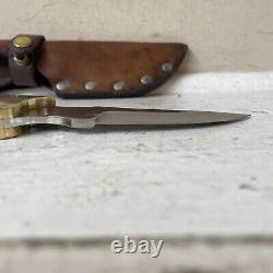 Rare Vintage RIGID USA R-10 Rebel knife with sheath Fixed blade Preowned