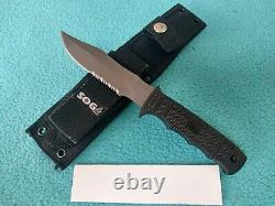 Rare Vintage made in Seki Japan SOG Seal Pup M 37 knife with original sheath