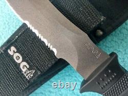 Rare Vintage made in Seki Japan SOG Seal Pup M 37 knife with original sheath