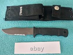 Rare Vintage made in Seki Japan SOG Seal Pup M 37 knife with original sheath