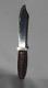 Rare W. R. Case & Sons Bradford PA Fixed Blade Hunting Knife withBone Handle G7