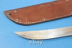 Rare WWII Frank Barteaux Custom Commando Knife Aluminum Handle + Sheath