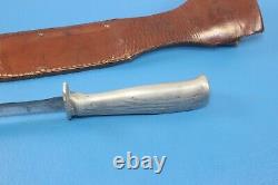 Rare WWII Frank Barteaux Custom Commando Knife Aluminum Handle + Sheath