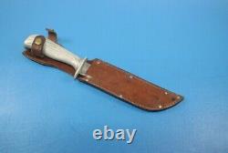 Rare WWII Frank Barteaux Custom Commando Knife Aluminum Handle + Sheath
