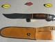 Rare Western W36 J Stamped With Rosewood Handle & Sheath Beautiful Knife