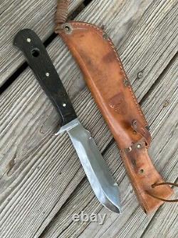 Rare old HENCKELS DEEP SEA KNIFE in puma sheath