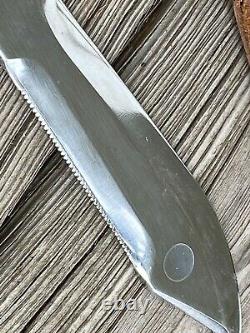 Rare old HENCKELS DEEP SEA KNIFE in puma sheath