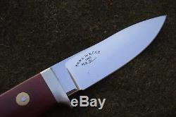 Rare original Bob R. W. Loveless Hunting Drop Point Knife Custom Nessmuk KCC #96