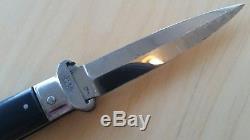 Rare vintage Italian fighting hunting shell puller pocket knife w DIAMANTE stamp