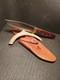 Real Custom Forged Large Fixed Blade Knife by LB (Larry Arnold). HEAVY