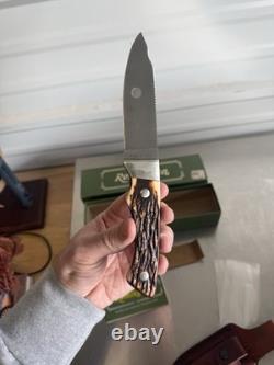 Remington R6 Skinner Hunting Knife USA Vintage Fixed Collector