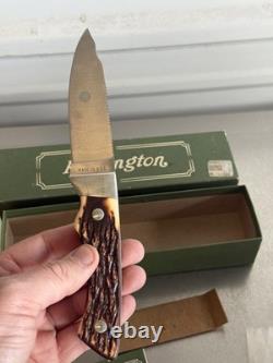 Remington R6 Skinner Hunting Knife USA Vintage Fixed Collector