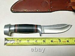 Remington RH-50 Hunting Knife WithLeather Sheath New in Box Sharp and Clean