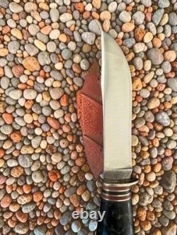Remington RH 72P Green Swirl Handle Vintage Knife