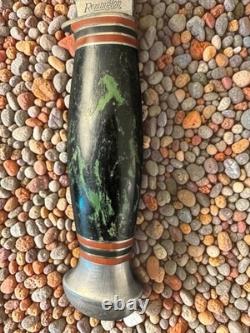 Remington RH 72P Green Swirl Handle Vintage Knife