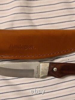 Remington UMC Conquest Made in USA Fixed Blade Knife Rosewood withSheath #18855