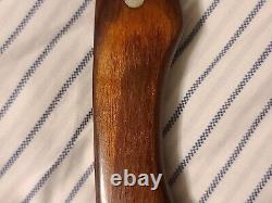 Remington UMC Conquest Made in USA Fixed Blade Knife Rosewood withSheath #18855