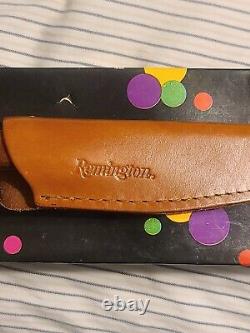 Remington UMC Conquest Made in USA Fixed Blade Knife Rosewood withSheath #18855