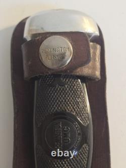 Remington UMC RH 29 Fixed Blade Knife with Sheath Vintage 5 1/4