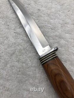 Robeson Shur Edge Frozen Heat 4P Fixed Blade Sheath Knife Vintage