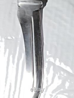 Rose Large Hunting Knife 8 In. Blade With Blood Curve And Case