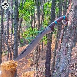 Rosewood with Stone Handle 18 inch fixed blade handmade knife, Ready to use