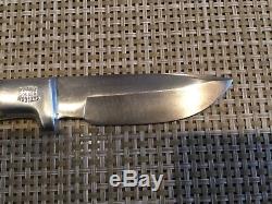 Ruana Custom hunting knife #5 elk stag handle withfactory sheath 3 3/4 blade