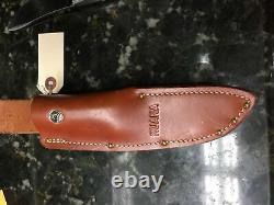 Ruana Hand Made Hunting/skinning Knife With Leather Sheath Bonner Montana