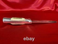 Ruana Knife Model 26 CD Tapered M Stamp With Sheath And Hear The Hammer Book