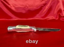 Ruana Knife Model 26 CD Tapered M Stamp With Sheath And Hear The Hammer Book