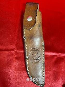 Ruana Knife Model 26 CD Tapered M Stamp With Sheath And Hear The Hammer Book