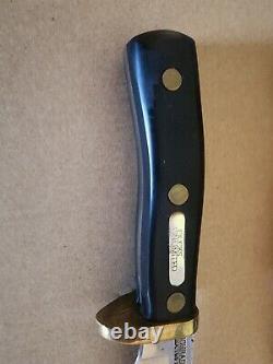 SCHRADE DUCKS UNLIMITED USA 165 DU Hunting Knife With Sheath & Stone RARE VINTAGE