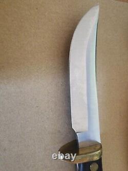 SCHRADE DUCKS UNLIMITED USA 165 DU Hunting Knife With Sheath & Stone RARE VINTAGE