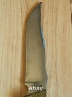 SKILLED CRAFTSMEN 11 KNIFE with Leather Sheath Hunting Hand Made in Japan