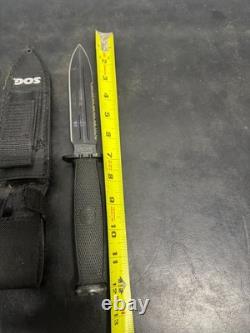 SOG Hatchet & Folding Knife Set with Nylon Sheath + Fixed Blade Knife With Cover