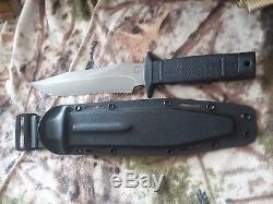 SOG SEKI Tigershark Fixed Blade Knife with Kydex Sheath, Discontinued